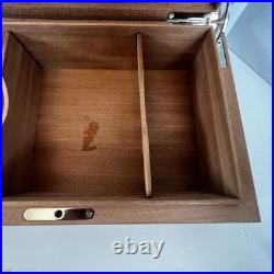 Alfred Dunhill White Spot Vintage Humidor Made in France Cedar Lined with Key