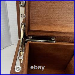 Alfred Dunhill White Spot Vintage Humidor Made in France Cedar Lined with Key