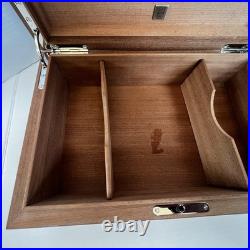 Alfred Dunhill White Spot Vintage Humidor Made in France Cedar Lined with Key