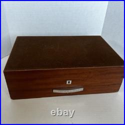 Alfred Dunhill White Spot Vintage Humidor Made in France Cedar Lined with Key
