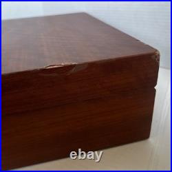 Alfred Dunhill White Spot Vintage Humidor Made in France Cedar Lined with Key