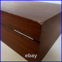 Alfred Dunhill White Spot Vintage Humidor Made in France Cedar Lined with Key