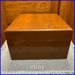 Alfred Dunhill Wood Cigar Humidor, Made in France 12x9x5.25 Box CAse