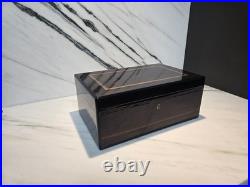 Alfred dunhill lacquered marquetry inlaid mahogany Cigar Humidor France No Key Alfred dunhill lacquered marquetry inlaid mahogany Cigar Humidor France No Key