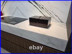 Alfred dunhill lacquered marquetry inlaid mahogany Cigar Humidor France No Key