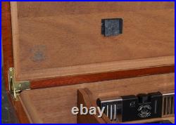 Amazing Marquetry Cigar Humidor Diamond Crown