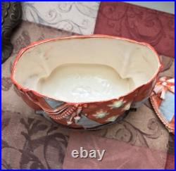 Antique 1901 King Edward VII Ceramic Bust Tobacco Jar Humidor Coronation Rare