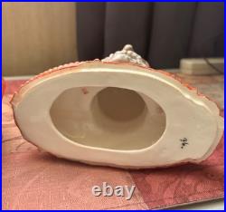 Antique 1901 King Edward VII Ceramic Bust Tobacco Jar Humidor Coronation Rare