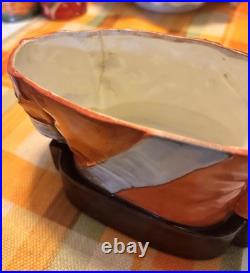 Antique 1901 King Edward VII Ceramic Bust Tobacco Jar Humidor Coronation Rare