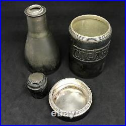 Antique 1921 Pairpoint Mfg Silver Plated Champagne Bottle Cigar Holder Humidor