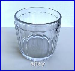 Antique Advertising Glass Cigar Humidor Eugene Vallens & Co 1900s Tobacco