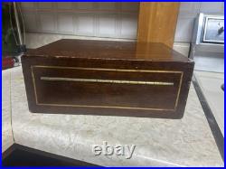 Antique Benson + Hedges Wood Humidor Rosewood 1920