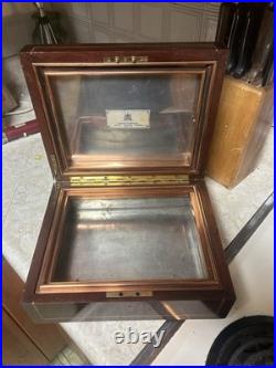 Antique Benson + Hedges Wood Humidor Rosewood 1920