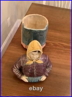 Antique Bernard Bloch Tobacco Jar Humidor Marked. T7 Antique Bernard Bloch Tobacco Jar Humidor Marked. T7