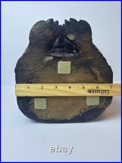 Antique Black Forest Hand Carved Dog Tobacco Jar Humidor