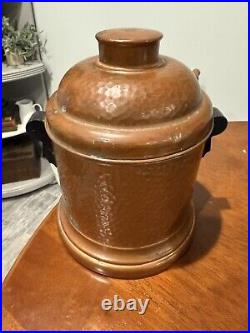 Antique Bostonian Tobacco Cigar Humidor Robbins Co. Atleboro Ma