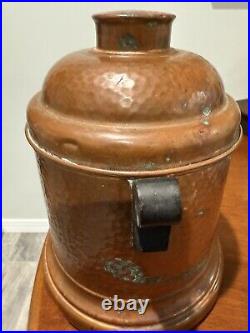 Antique Bostonian Tobacco Cigar Humidor Robbins Co. Atleboro Ma