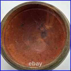 Antique Brienz Black Forest carved smoker tobacco jar humidor with pipe 6? 1900s