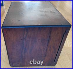 Antique Burr Walnut Gentleman's Cigar Humidor English circa 1830
