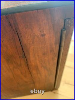 Antique Burr Walnut Gentleman's Cigar Humidor English circa 1830