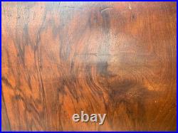 Antique Burr Walnut Gentleman's Cigar Humidor English circa 1830