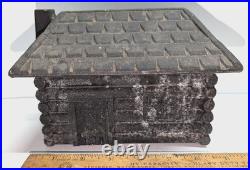 Antique Cast Aluminum Cabin Cigar Humidor Antique Cast Aluminum Cabin Cigar Humidor