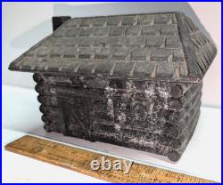 Antique Cast Aluminum Cabin Cigar Humidor Antique Cast Aluminum Cabin Cigar Humidor
