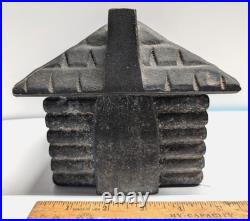 Antique Cast Aluminum Cabin Cigar Humidor Antique Cast Aluminum Cabin Cigar Humidor