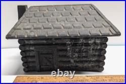 Antique Cast Aluminum Cabin Cigar Humidor Antique Cast Aluminum Cabin Cigar Humidor