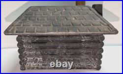 Antique Cast Aluminum Cabin Cigar Humidor Antique Cast Aluminum Cabin Cigar Humidor