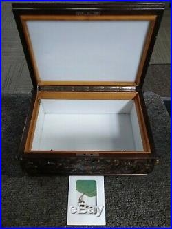 Antique Cigar Humidor Box E Kopriwa