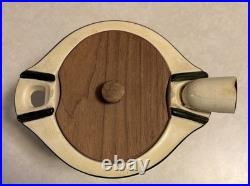 Antique Circa 1910 Royal Doulton Tabacco Humidor With Pipe