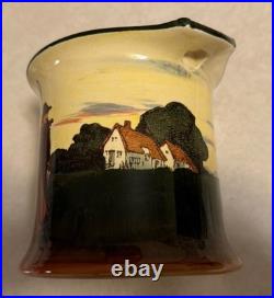 Antique Circa 1910 Royal Doulton Tabacco Humidor With Pipe