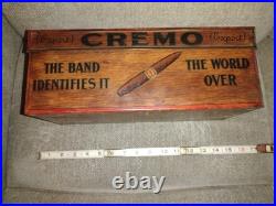 Antique Cremo Cigar Tin Lined Humidor