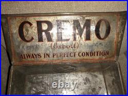 Antique Cremo Cigar Tin Lined Humidor