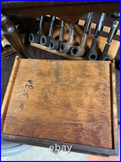 Antique Cushman Cabinet Humidor Bennington, Vermont Brass Lined Original Finish