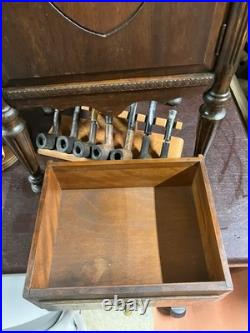 Antique Cushman Cabinet Humidor Bennington, Vermont Brass Lined Original Finish