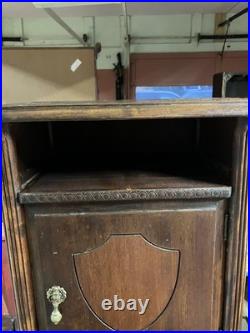Antique Cushman Cabinet Humidor Bennington, Vermont Brass Lined Original Finish