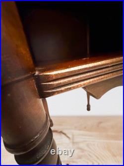 Antique Cushman Mahogany Humidor Cabinet Table Early 20th Century Smoking Stand