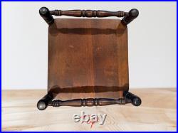 Antique Cushman Mahogany Humidor Cabinet Table Early 20th Century Smoking Stand