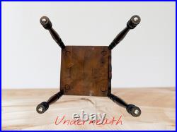 Antique Cushman Mahogany Humidor Cabinet Table Early 20th Century Smoking Stand