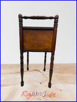Antique Cushman Mahogany Humidor Cabinet Table Early 20th Century Smoking Stand