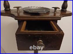 Antique Cushman Smoker Vermont Standing Table No. 4 Cigar/Cigs Early 1900's