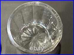 Antique Cut Crystal Humidor Smoking Accerories withRM & S Sterling Lid, 5 1/2 T