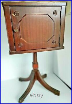Antique Duncan Phyfe Federal Cigar Humidor Smoke Stand Box Cabinet 1780-1820s