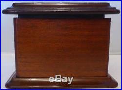 Antique Dunhill Mahogany Airtight Cigar Humidor C1900