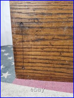 Antique England Oak Tobacco Pipe Cabinet