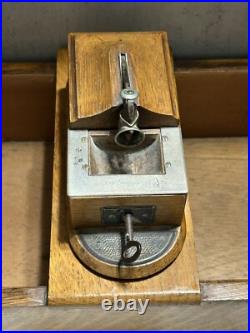 Antique English Sterling & Wood Humidor Cigar Box G Betjemann