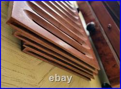 Antique French Burled Wood Cigar Humidor Presenter Napoleon III Period