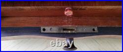 Antique French Burled Wood Cigar Humidor Presenter Napoleon III Period
